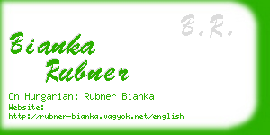 bianka rubner business card